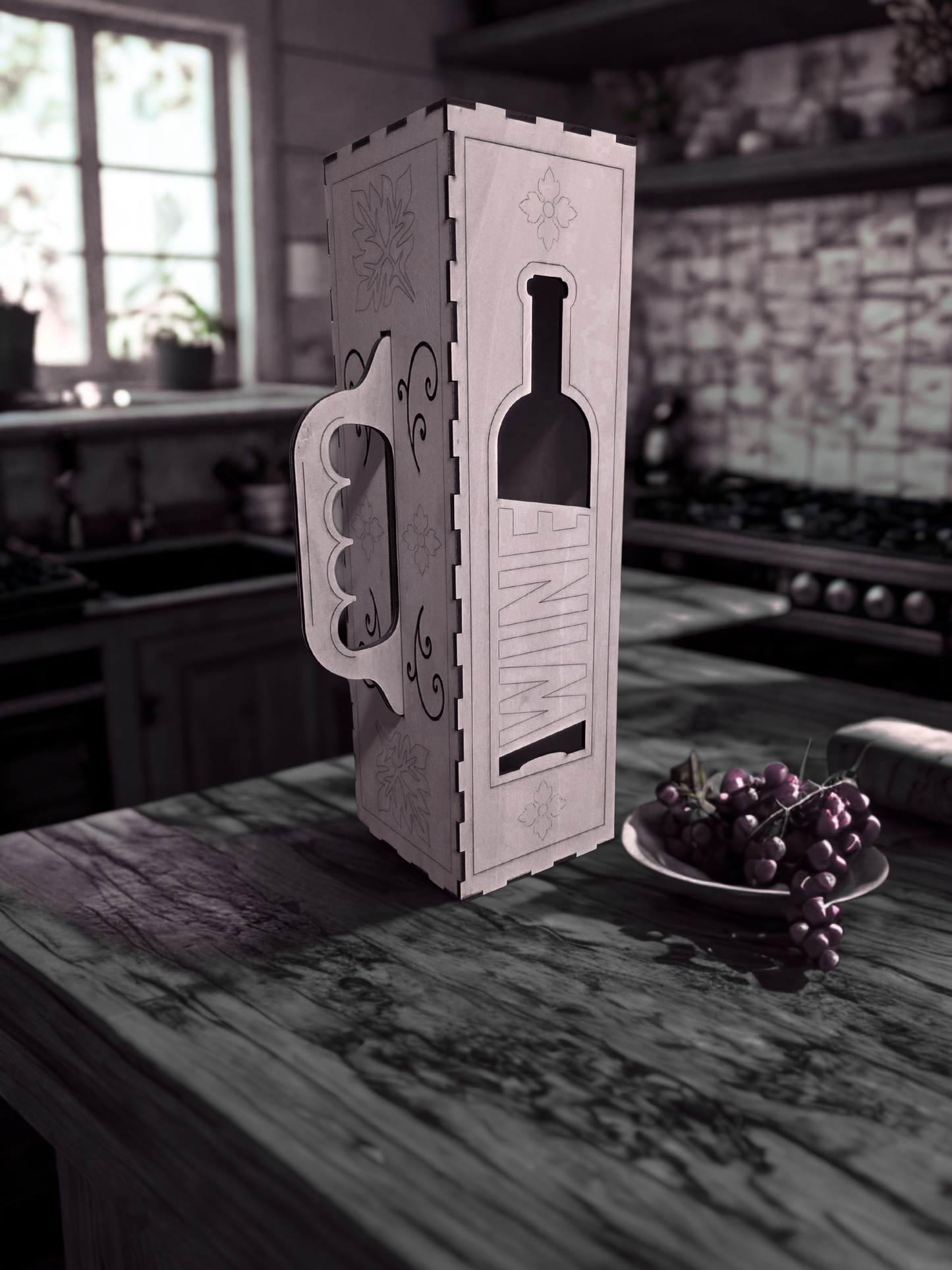 Horizontal Wine Box