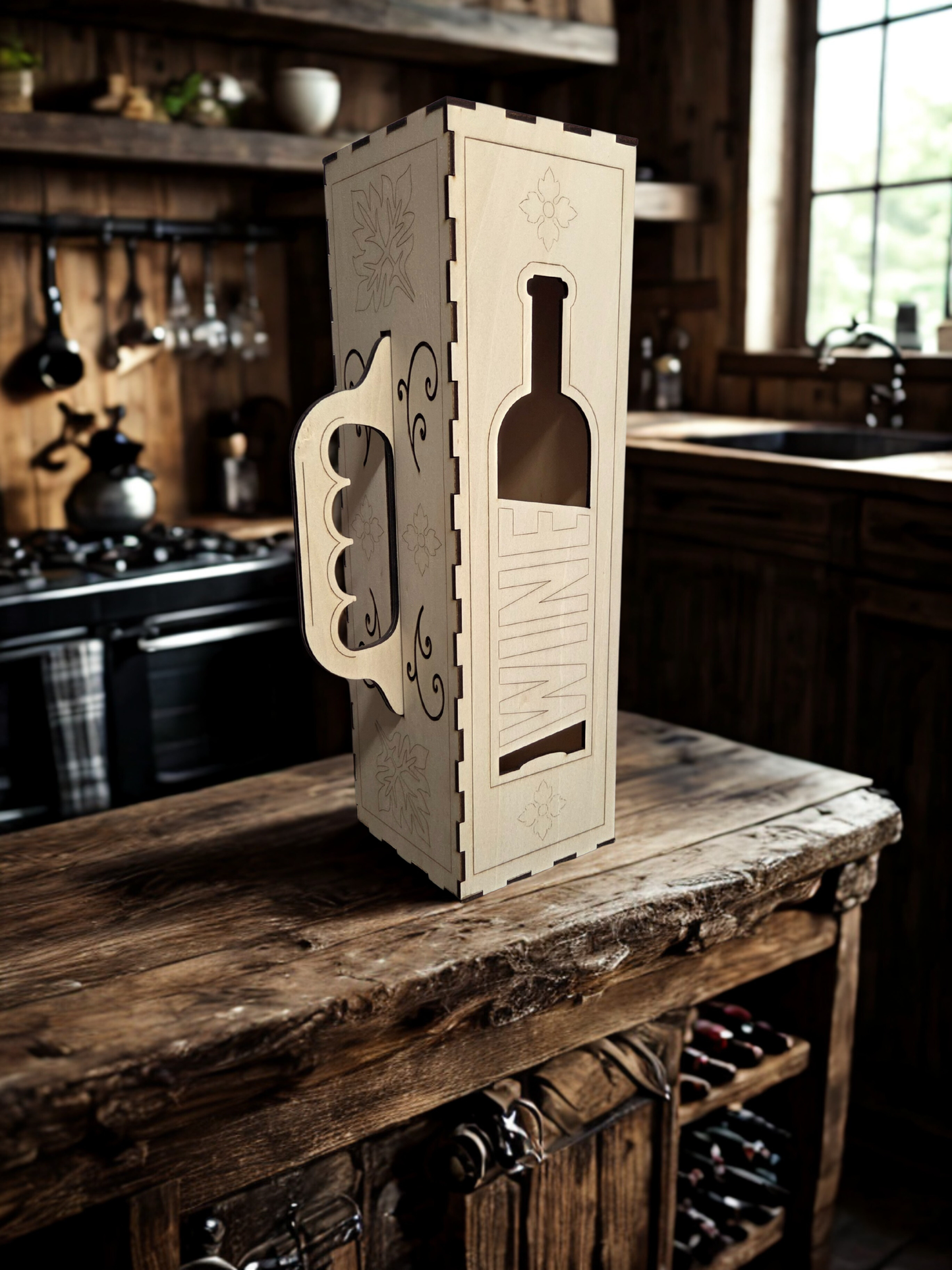 Horizontal Wine Box