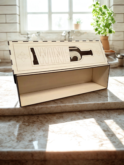 Horizontal Wine Box