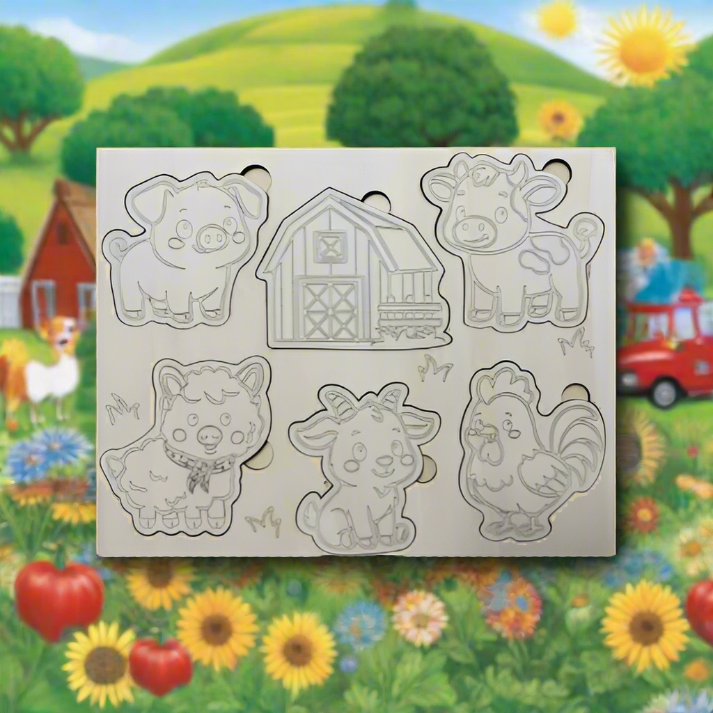 Farm Animals-Kid's Puzzle