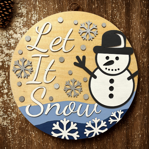 Let It Snow Sign