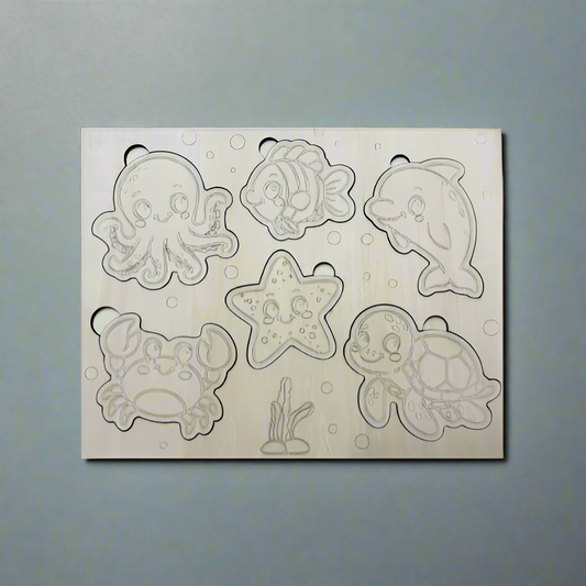 Sea Animals-Kid's Puzzle