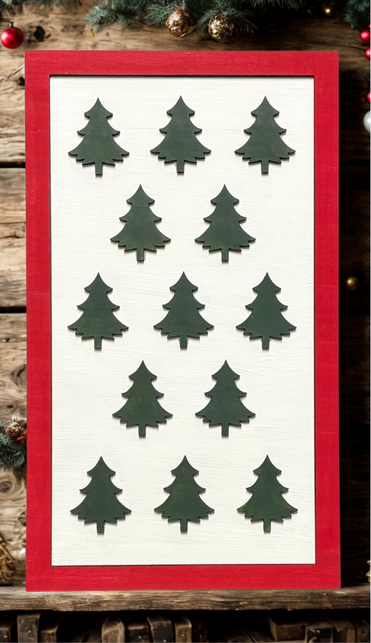 Tree Array Shelf Sign